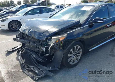 2017 Hyundai Sonata Sport z USA, uszkodzony, nr VIN 5NPE34AF6HH437636